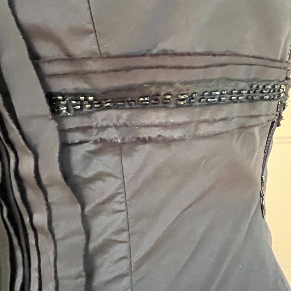 BCBGMAXAZRIA Formal Strapless Cocktail Dark Grey Dress size 4 - Picture 13 of 13